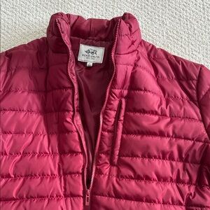 Ecko Unlimited Red Puffer Jacket